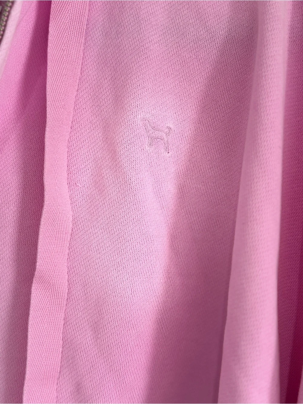 PINK Victoria's Secret Pink Half-Zip Hoodie Pullover Oversized - Picture 5 of 12